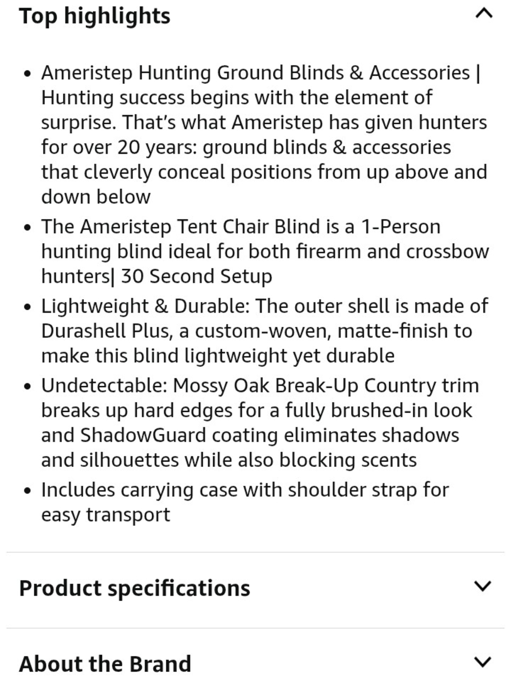 Camouflage Hunting Blind Cover - Realtree-Style Brown Camo - Picture 6 of 7
